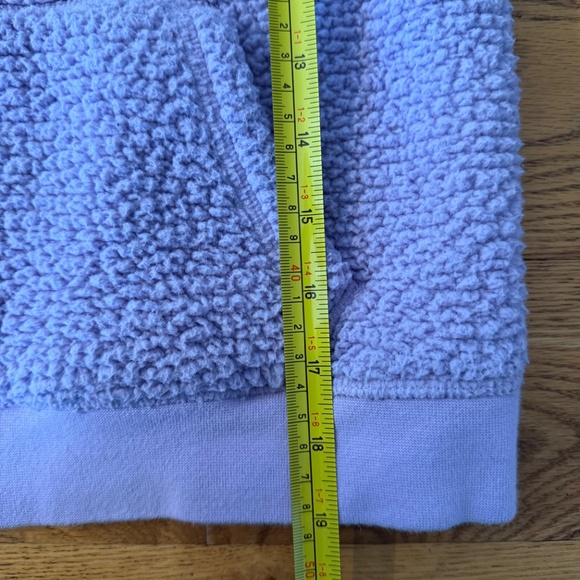 LANDS' END Kids Sherpa Fleece Hoodie in Light Purple (Size Small) - Picture 8 of 8